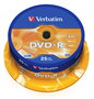 Verbatim DVD-R 4,7 GB 16x Tarrina de 25 unidades Plata mate